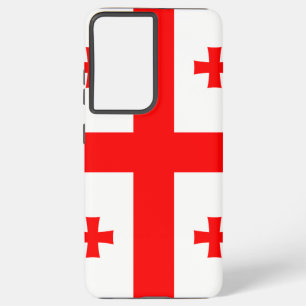 Samsung Galaxy S21 Plus Case flag of Georgia
