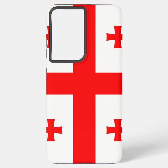 Samsung Galaxy S21 Plus Case flag of Georgia (Back)