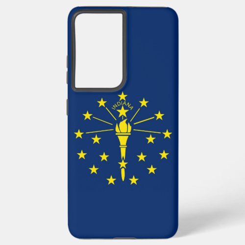 Samsung Galaxy S21 Plus Case Flag of Indiana