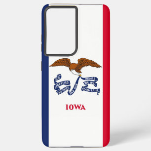 Samsung Galaxy S21 Plus Case Flag of Iowa
