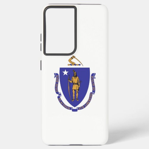 Samsung Galaxy S21 Plus Case Flag of Massachusetts