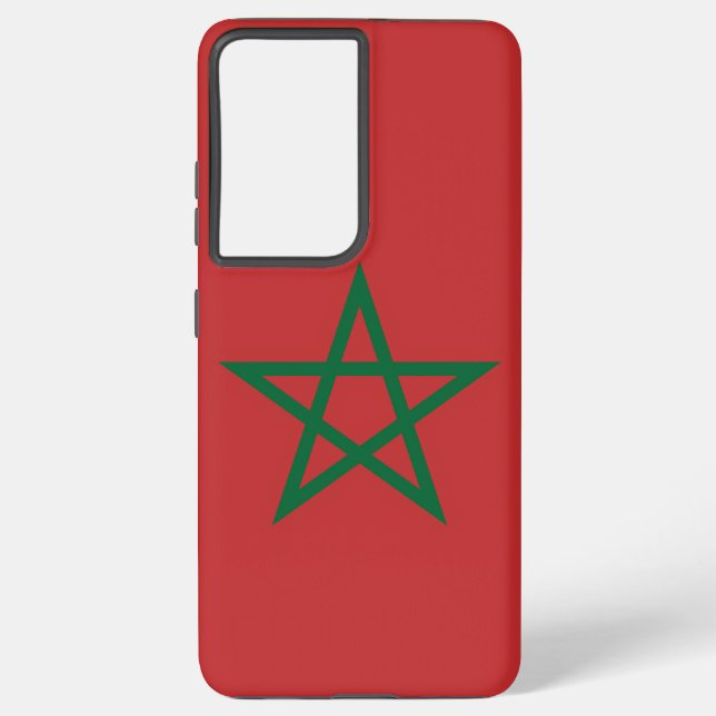 Samsung Galaxy S21 Plus Case flag of Morocco (Back)