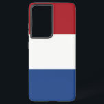 Samsung Galaxy S21 Plus Case flag of Netherlands<br><div class="desc">Introducing our Samsung Galaxy S21 Plus cover featuring the flag of the Netherlands, designed to blend protection with a celebration of Dutch heritage. Crafted with meticulous attention to detail, this cover proudly displays the iconic tricolor of red, white, and blue, symbolizing the Netherlands' history, culture, and national identity. Whether you're...</div>