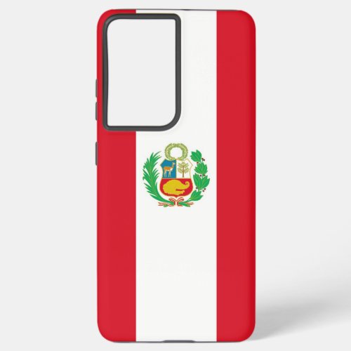 Samsung Galaxy S21 Plus Case flag of Peru