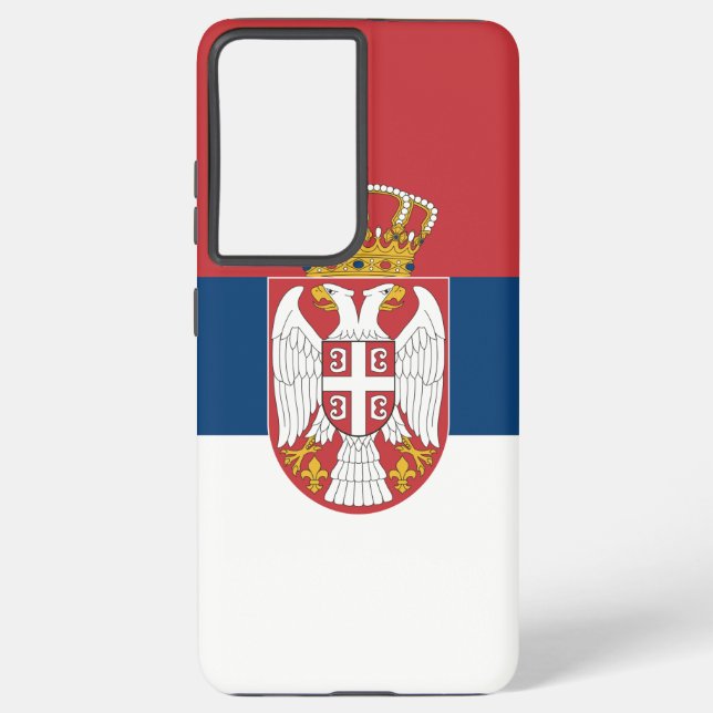 Samsung Galaxy S21 Plus Case flag of Serbia (Back)