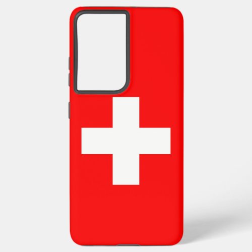 Samsung Galaxy S21 Plus Case flag of Switzerland