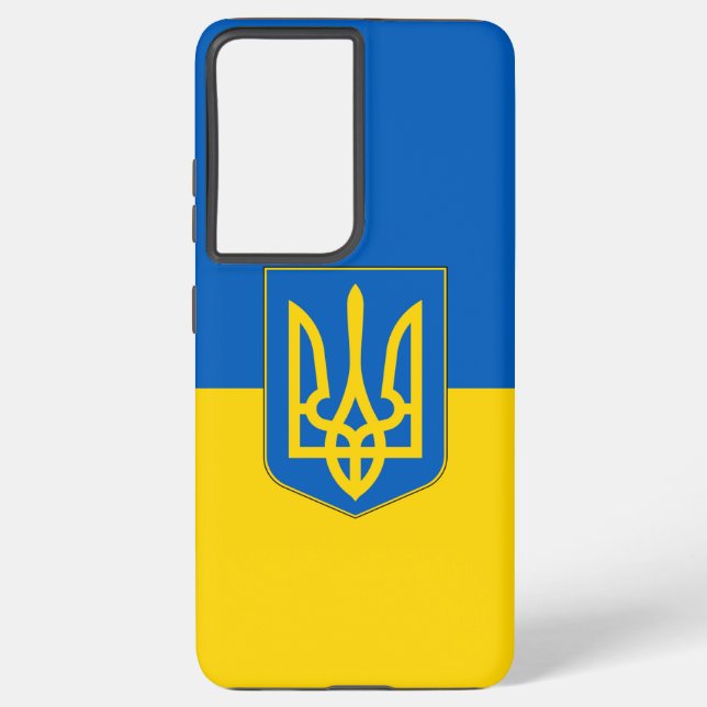 Samsung Galaxy S21 Plus Case flag of Ukraine (Back)