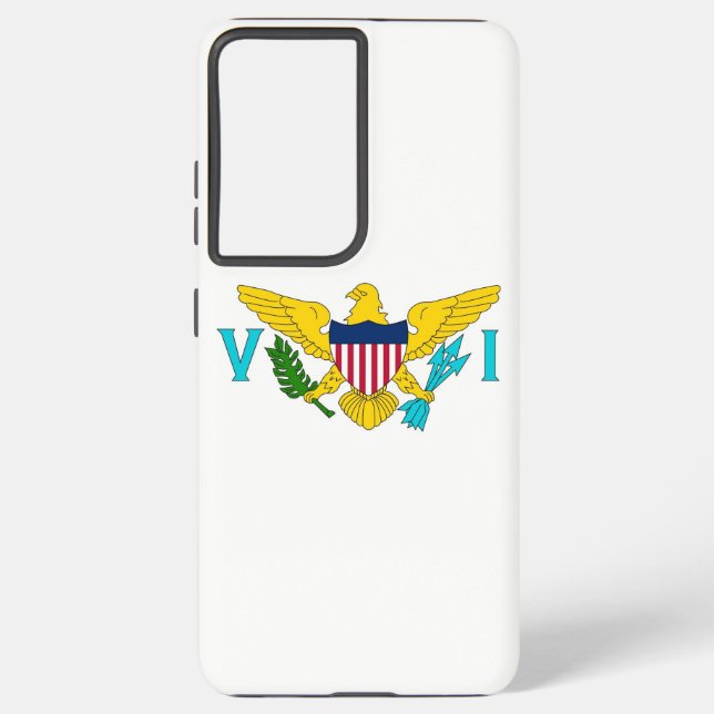 Samsung Galaxy S21 Plus Case flag of Virgin Island (Back)
