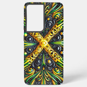 Samsung Galaxy S21 Plus Case Jamaican Colors