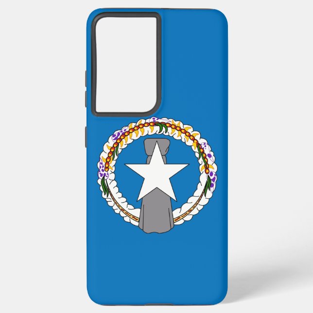 Samsung Galaxy S21 Plus Case Northern Mariana flag (Back)