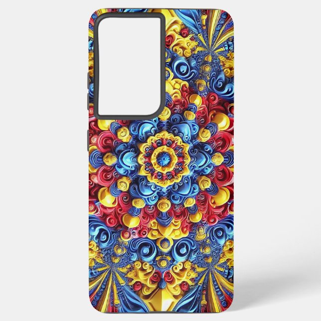 Samsung Galaxy S21 Plus Case Romanian Colors (Back)