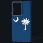 Samsung Galaxy S21 Plus Case South Carolina flag<br><div class="desc">Enhance your Samsung Galaxy S21 Plus with our exclusive phone cover featuring the flag of South Carolina! Crafted with meticulous attention to detail, this phone cover celebrates South Carolina's rich heritage and cultural pride. The design prominently features the state flag, which includes a white crescent moon and a palmetto tree...</div>