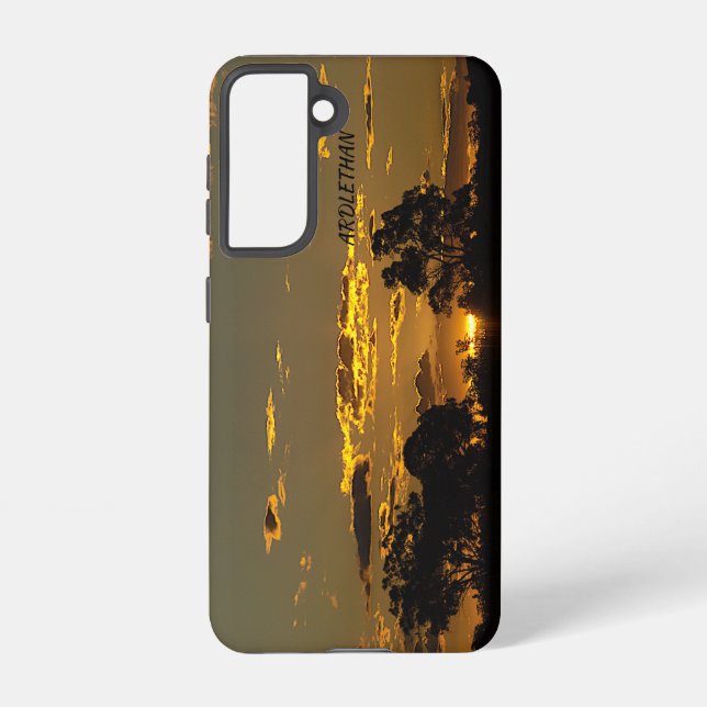 Samsung Galaxy S21 Tough Case, Glossy Samsung Galaxy Case (Back)