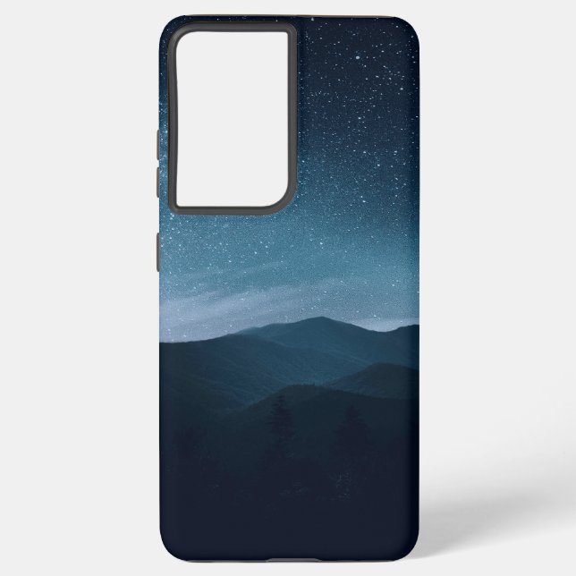 Samsung Galaxy S21 Ultr Cases with Starry Sky Over (Back)