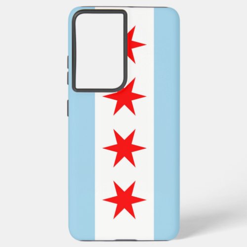 Samsung Galaxy S21 Ultra Case Flag of Chicago