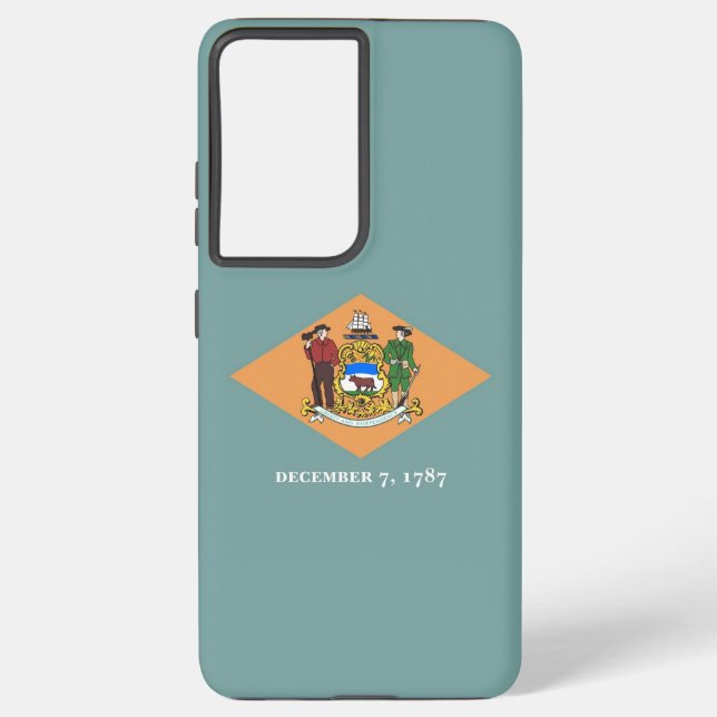 Samsung Galaxy S21 Ultra Case Flag of Delaware (Back)