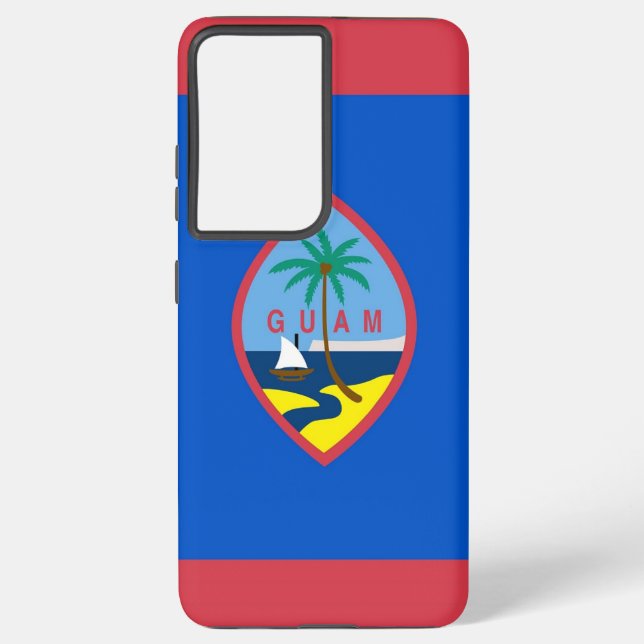 Samsung Galaxy S21 Ultra Case Flag of Guam (Back)