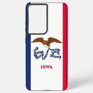 Samsung Galaxy S21 Ultra Case Flag of Iowa
