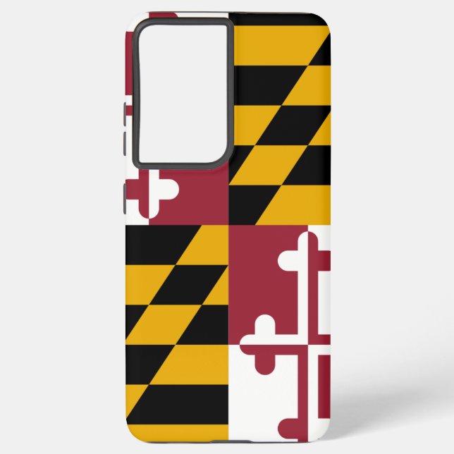 Samsung Galaxy S21 Ultra Case Flag of Maryland (Back)