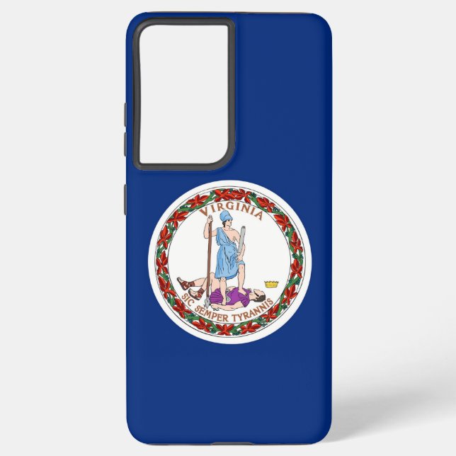 Samsung Galaxy S21 Ultra Case flag of Virginia (Back)
