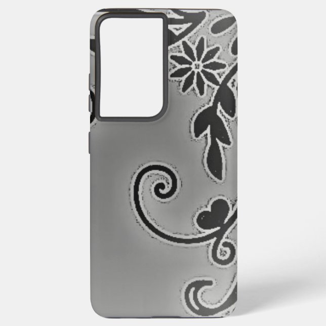 samsung Galaxy S21 ultra  Case flower design (Back)