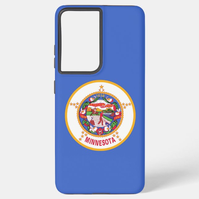 Samsung Galaxy S21 Ultra Case Minnesota flag (Back)
