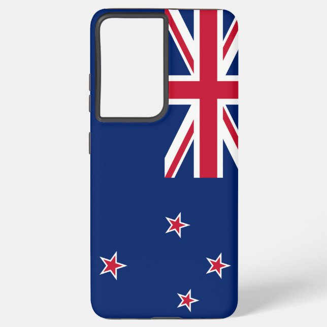 Samsung Galaxy S21 Ultra Case New Zealand flag (Back)