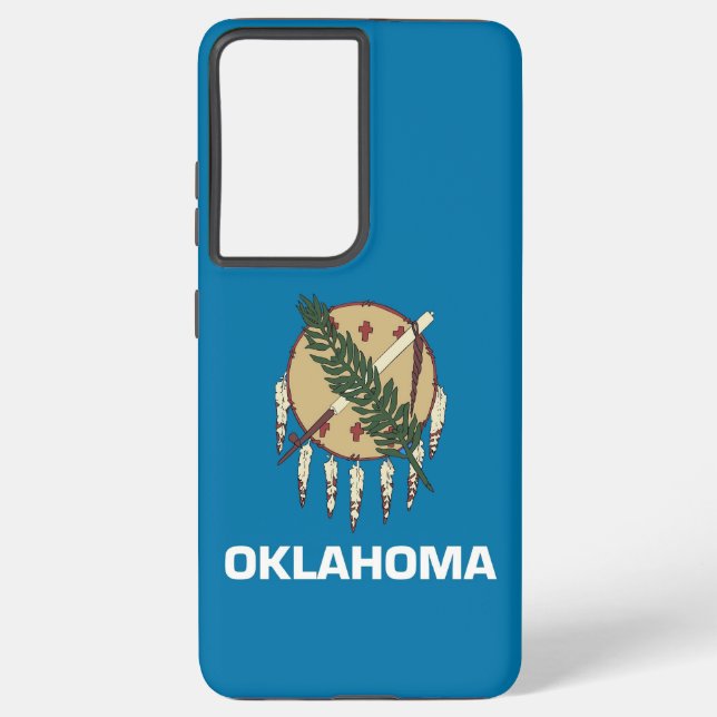 Samsung Galaxy S21 Ultra Case Oklahoma flag (Back)