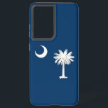 Samsung Galaxy S21 Ultra Case South Carolina<br><div class="desc">Transform your Samsung Galaxy S21 Ultra into a symbol of South Carolina pride with our exclusive phone cover featuring the flag of South Carolina! Crafted with meticulous attention to detail, this phone cover celebrates South Carolina's rich heritage and cultural pride. The design prominently features the state flag, which includes a...</div>