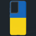 Samsung Galaxy S21 Ultra Case Ukraine flag<br><div class="desc">Introducing our Samsung Galaxy S21 Ultra cover featuring the flag of Ukraine, designed to blend protection with a celebration of Ukrainian heritage! Crafted with meticulous attention to detail, this cover proudly displays the vibrant yellow and blue colors of the Ukrainian flag, symbolizing independence, unity, and national pride. Whether you're commuting,...</div>