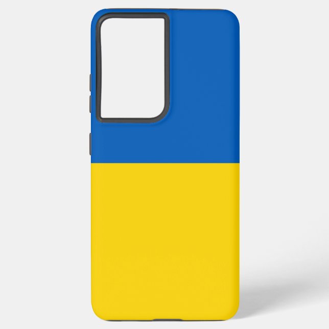 Samsung Galaxy S21 Ultra Case Ukraine flag (Back)
