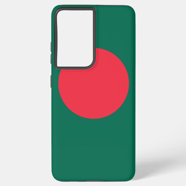 Samsung Galaxy S21 Ultra Case with Bangladesh flag (Back)