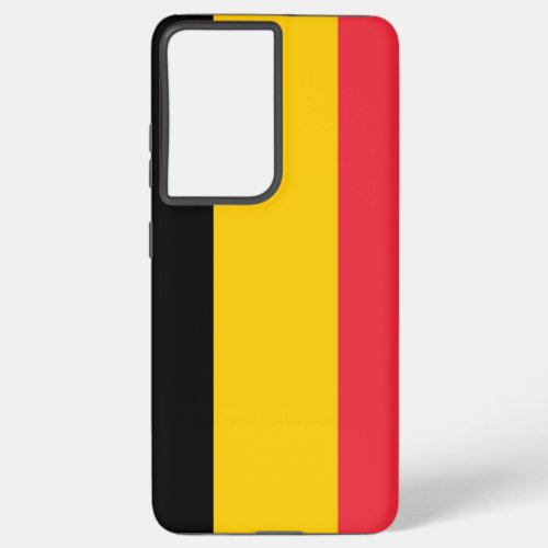 Samsung Galaxy S21 Ultra Case with Belgium flag