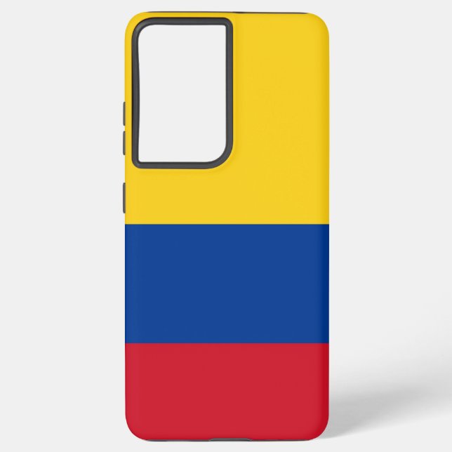 Samsung Galaxy S21 Ultra Case with Colombia flag (Back)