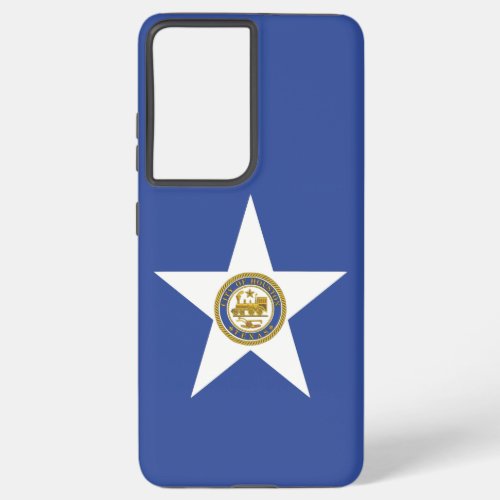 Samsung Galaxy S21 Ultra Case with flag of Houston