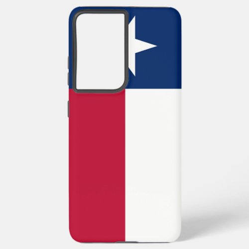 Samsung Galaxy S21 Ultra Case with flag of Texas