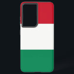 Samsung Galaxy S21 Ultra Case with Hungary flag<br><div class="desc">Transform your Samsung Galaxy S21 Ultra into a symbol of Hungarian pride with our exclusive cover featuring the flag of Hungary! Crafted with meticulous attention to detail, this cover celebrates the rich cultural heritage of Hungary. The design proudly displays the iconic tricolor pattern of red, white, and green horizontal stripes,...</div>