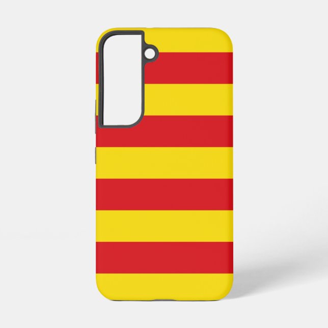 Samsung Galaxy S22 Case Flag of Catalonia (Back)