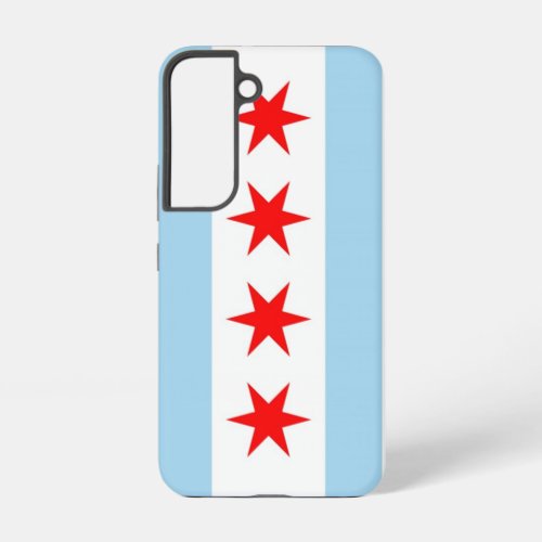 Samsung Galaxy S22 Case Flag of Chicago