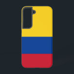 Samsung Galaxy S22 Case Flag of Colombia<br><div class="desc">Transform your Samsung Galaxy S22 with our exclusive phone cover featuring the flag of Colombia! Crafted with meticulous attention to detail, this phone cover proudly showcases the vibrant design of the Colombian flag. The flag consists of three horizontal stripes—yellow, blue, and red—with the yellow stripe taking up half of the...</div>