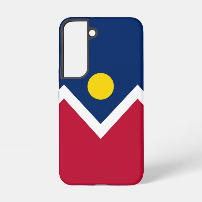 Samsung Galaxy S22 Case Flag of Denver City (Back)