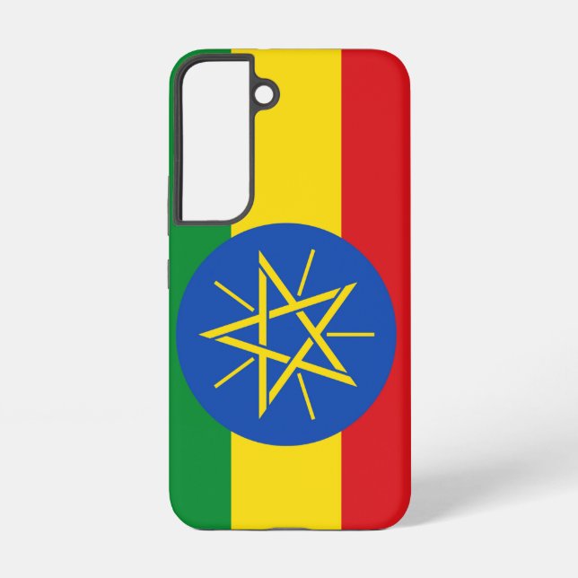 Samsung Galaxy S22 Case Flag of Ethiopia (Back)