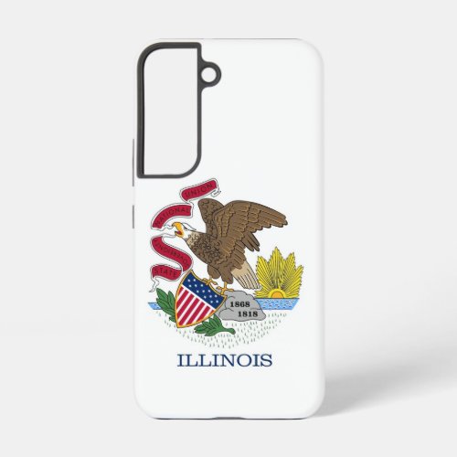 Samsung Galaxy S22 Case Flag of Illinois