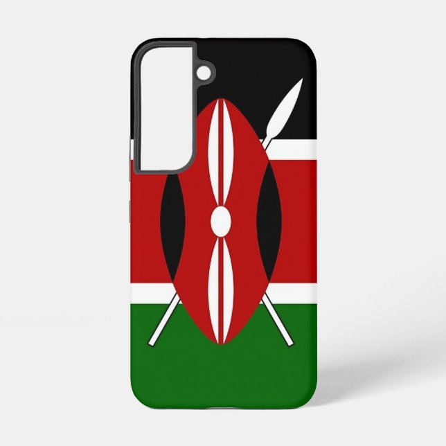 Samsung Galaxy S22 Case Flag of Kenya (Back)