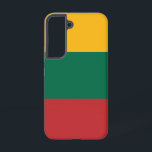 Samsung Galaxy S22 Case Flag of Lithuania<br><div class="desc">Protect your Samsung Galaxy S22 with pride using our exclusive case featuring the flag of Lithuania! Thoughtfully designed to combine durability with cultural expression, this phone case is more than just a protective shell—it’s a tribute to Lithuania’s national heritage. Featuring the bold and vivid colors of the Lithuanian flag, this...</div>