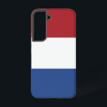 Samsung Galaxy S22 Case Flag of Netherlands<br><div class="desc">Introducing our Samsung Galaxy S22 cover featuring the flag of the Netherlands, designed to blend protection with a celebration of Dutch heritage. Crafted with meticulous attention to detail, this cover proudly displays the iconic tricolor of red, white, and blue, symbolizing the Netherlands' history, culture, and national identity. Whether you're commuting,...</div>