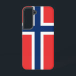 Samsung Galaxy S22 Case Flag of Norway<br><div class="desc">Elevate your Samsung Galaxy S22 with our exclusive phone cover adorned with the bold and iconic flag of Norway. Crafted with precision and care, this cover not only safeguards your device but also celebrates Norway's rich cultural heritage. The design prominently features the distinctive red, white, and blue cross, symbolizing Norway's...</div>