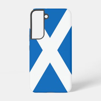 Samsung Galaxy S22 Case Flag Of Scotland by AllFlags at Zazzle