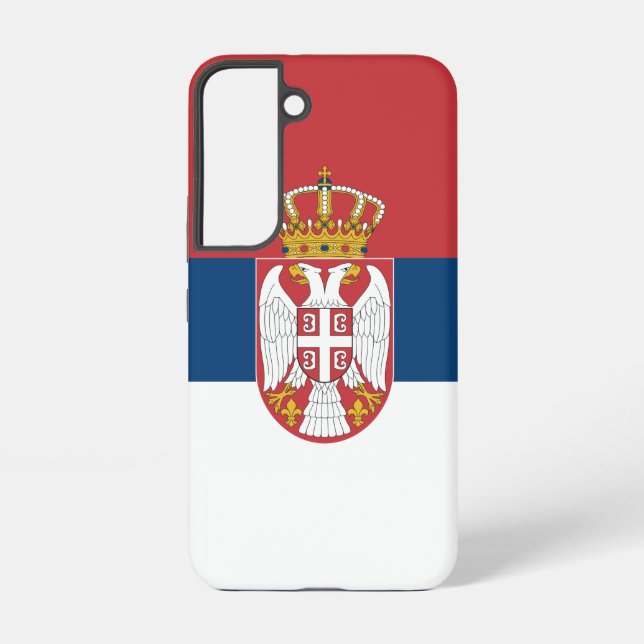 Samsung Galaxy S22 Case Flag of Serbia (Back)
