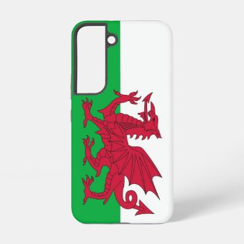 Samsung Galaxy S22 Case Flag Of Wales by AllFlags at Zazzle